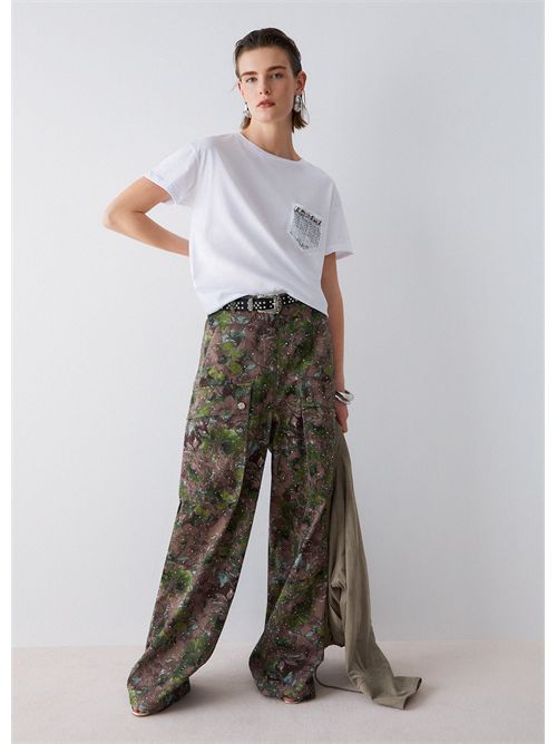 T-shirt woman white LIU JO | WA6372JS923/P9444